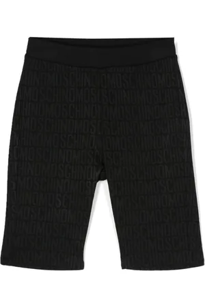 Moschino Logo-jacquard ribbed shorts
