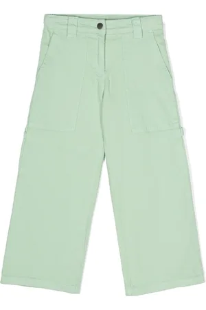 Stella McCartney Straight-leg cotton trousers