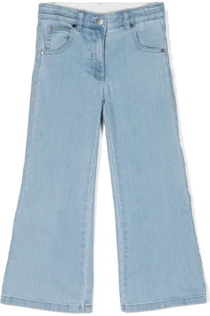 Stella McCartney Logo-embossed flared jeans