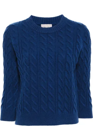 N.PEAL Cable-knit cashmere jumper