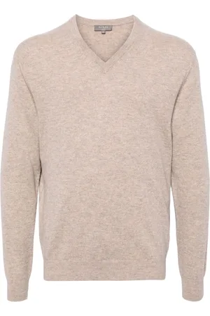 N.PEAL Burlington V-neck jumper
