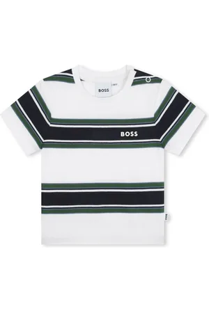 HUGO BOSS Striped cotton T-shirt