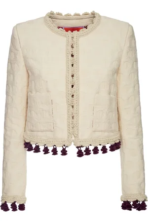 La DoubleJ Bijoux embroidered cropped jacket