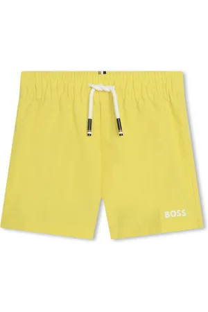 HUGO BOSS Logo-print swim shorts