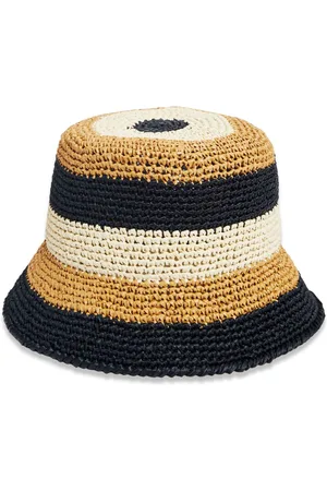 La DoubleJ Striped bucket hat