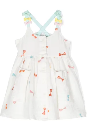 Stella McCartney Bow-detail cotton dress