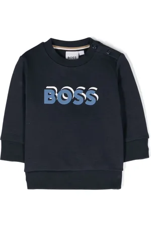HUGO BOSS Logo-print jersey sweatshirt