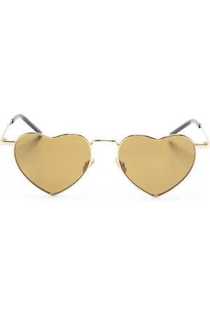 Saint Laurent Loulou heart-frame sunglasses