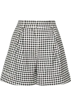 Moschino Gingham-check tailored shorts