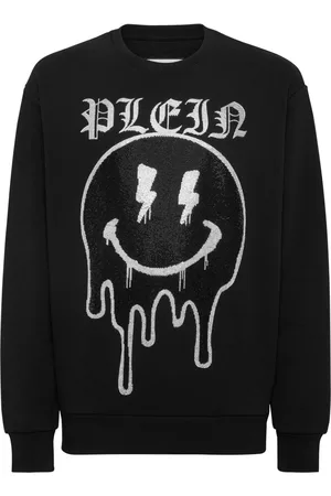 Philipp Plein Smile rhinestone-embellished sweatshirt