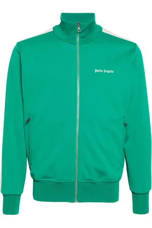 Palm Angels Logo-embroidered track jacket