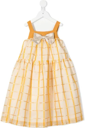 HUCKLEBONES LONDON Check-print sleeveless dress