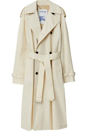Burberry Double-breasted cotton trench coat