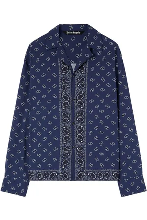 Palm Angels Paisley-print long-sleeve shirt
