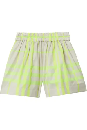 Burberry Check-print cotton shorts