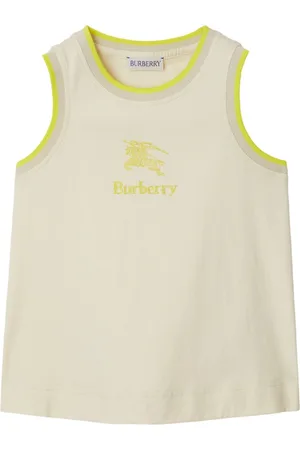 Burberry Logo-embroidered cotton vest