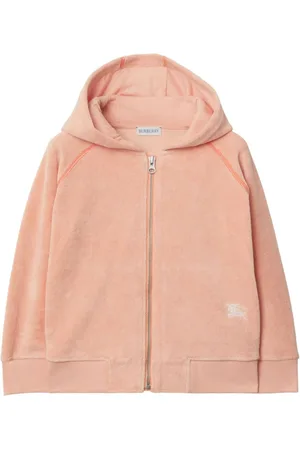 Burberry Logo-embroidered terry-cloth hoodie