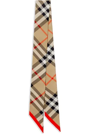 Burberry House Check silk scarf