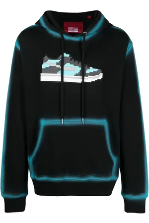 MOSTLY HEARD RARELY SEEN T & CO graphic-print cotton hoodie