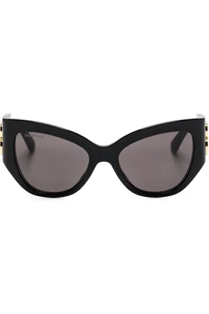 Balenciaga Logo-plaque cat-eye sunglasses