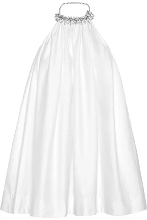 Philipp Plein Crystal-embellishment cotton mini dress
