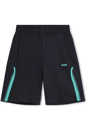 HUGO BOSS Logo-print jersey shorts