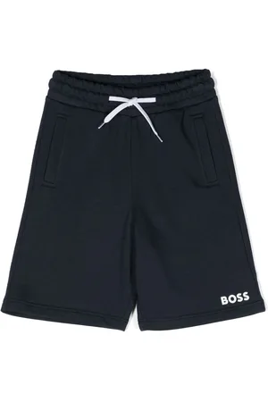 HUGO BOSS Logo-print cotton shorts