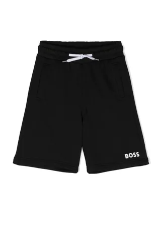 HUGO BOSS Logo-print cotton shorts