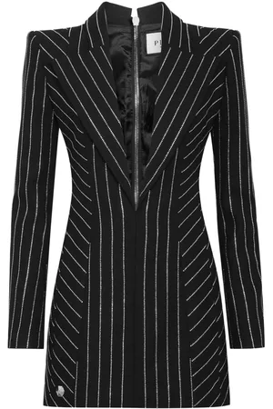 Philipp Plein Crystal-embellished mini dress
