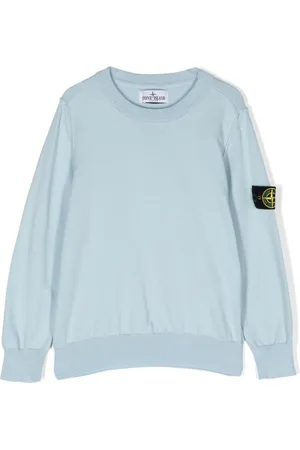 Stone Island Compass-badge cotton jumper