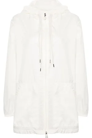 Moncler Mesh-panels hooded jacket