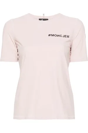 Moncler Logo-embossed technical-jersey T-shirt