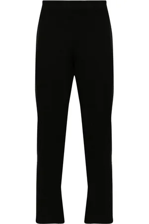 Issey Miyake Rustik-Knit tapered-leg trousers
