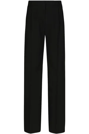 Dolce & Gabbana Wide-leg cotton trousers