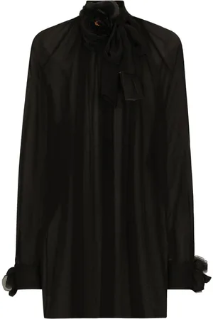 Dolce & Gabbana Floral-appliqu?? cotton blouse