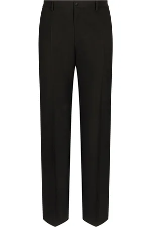 Dolce & Gabbana Virgin-wool straight-leg trousers