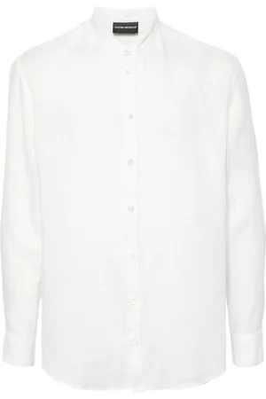 Emporio Armani Long-sleeves linen shirt