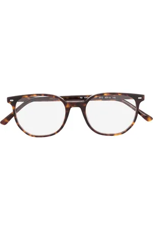 Ray-Ban Tortoiseshell rectangle-frame glasses