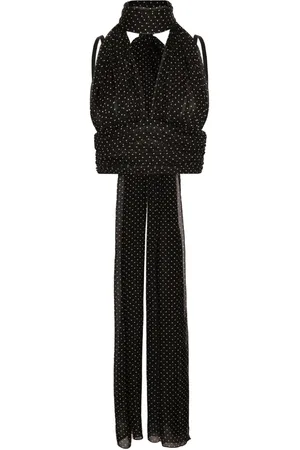 Dolce & Gabbana Polka dot-print silk top