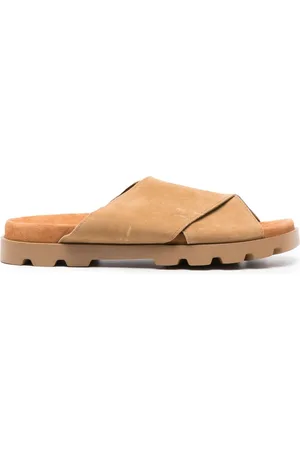 Camper Brutus leather slides