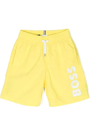 HUGO BOSS Logo-print swim shorts