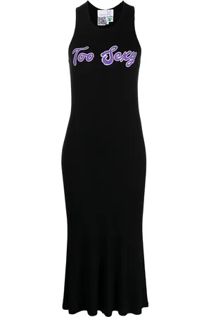 Natasha Zinko Slogan-print long dress