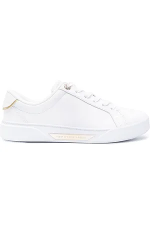 Tommy Hilfiger Logo-plaque leather sneakers