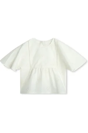 Chloé Embroidered cotton blouse