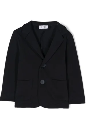 Il gufo Piqu??-weave blazer
