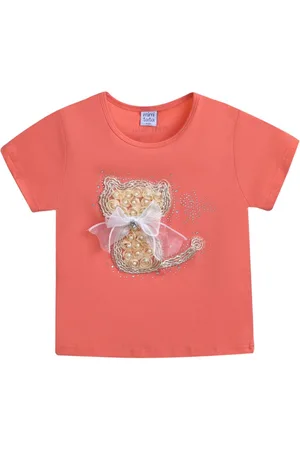 Mimi Tutu Cat-appliqu?? T-shirt