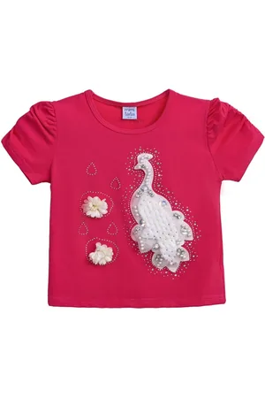 Mimi Tutu Peacock-appliqu?? T-shirt