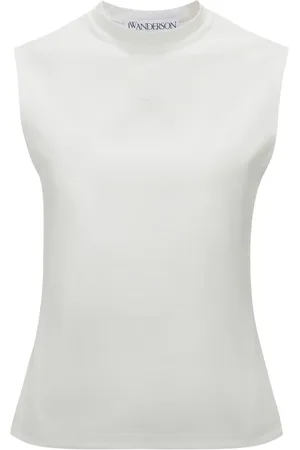 J.W.Anderson Logo-embroidered tank top
