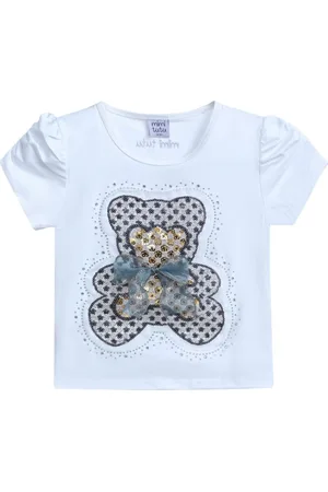 Mimi Tutu Bear-appliqu?? T-shirt