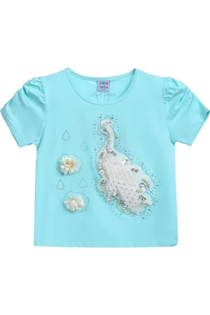 Mimi Tutu Peacock-appliqu?? T-shirt